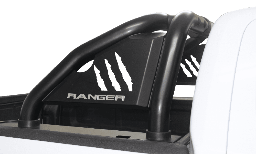 Artav Ford Ranger Sports Bar Black – Brake Light Integration – RAPTOR NAME PLATE