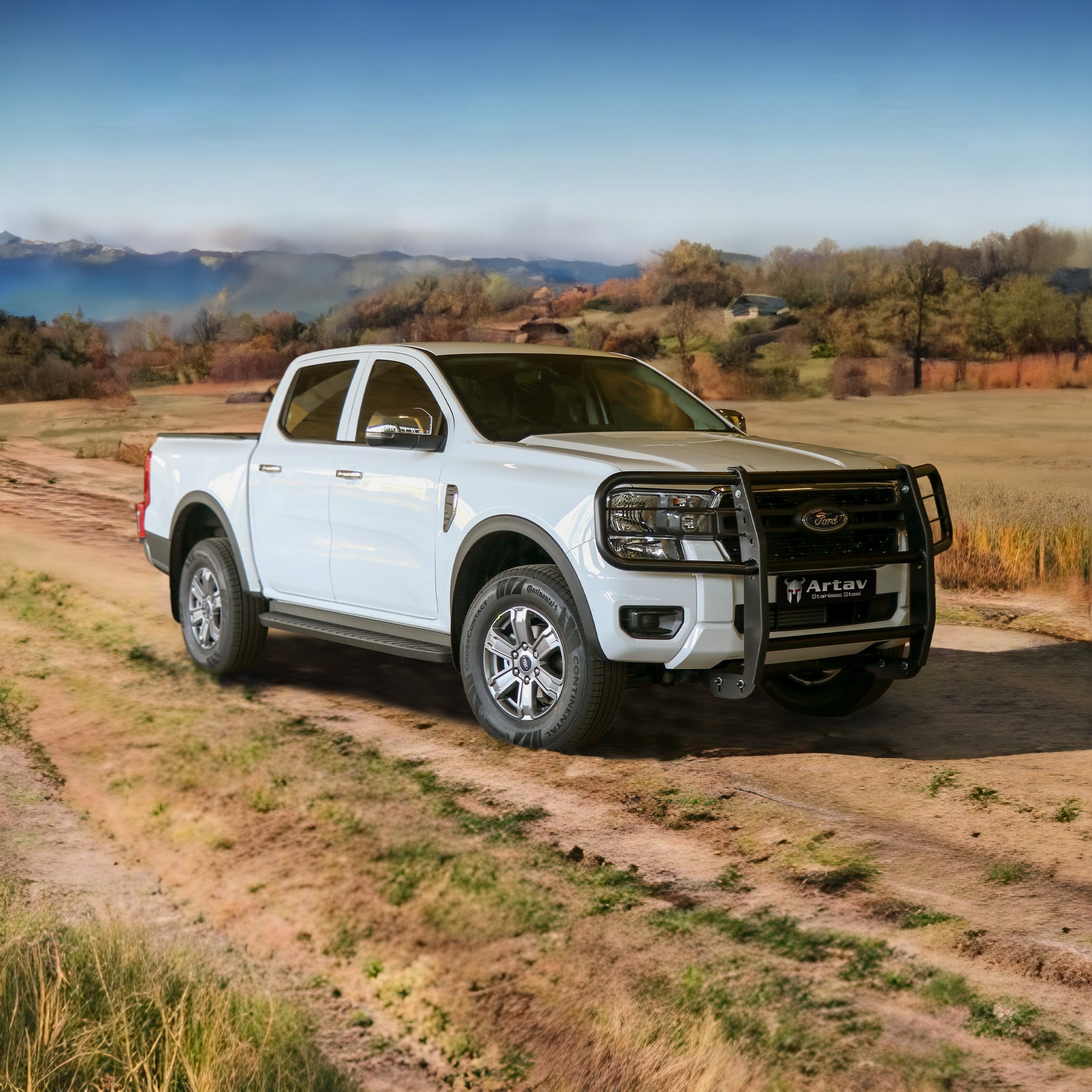 Artav Ford Ranger Next Gen Bush Bar (Wings) – Black