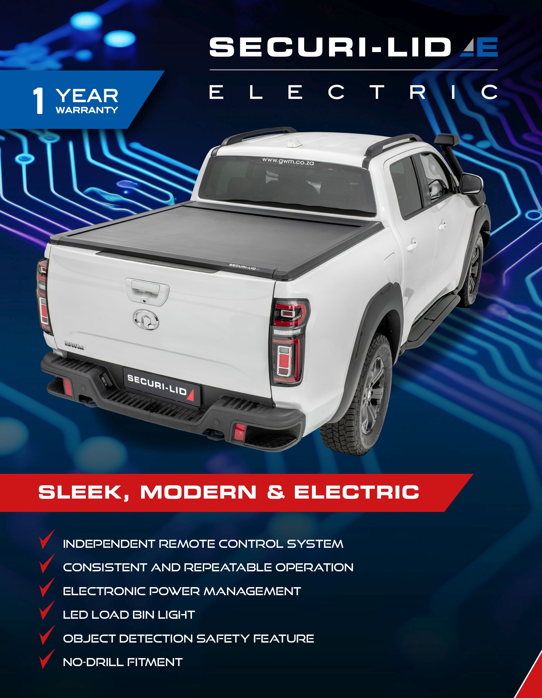 Securi-lid E – GWM P-Series P9 / P300