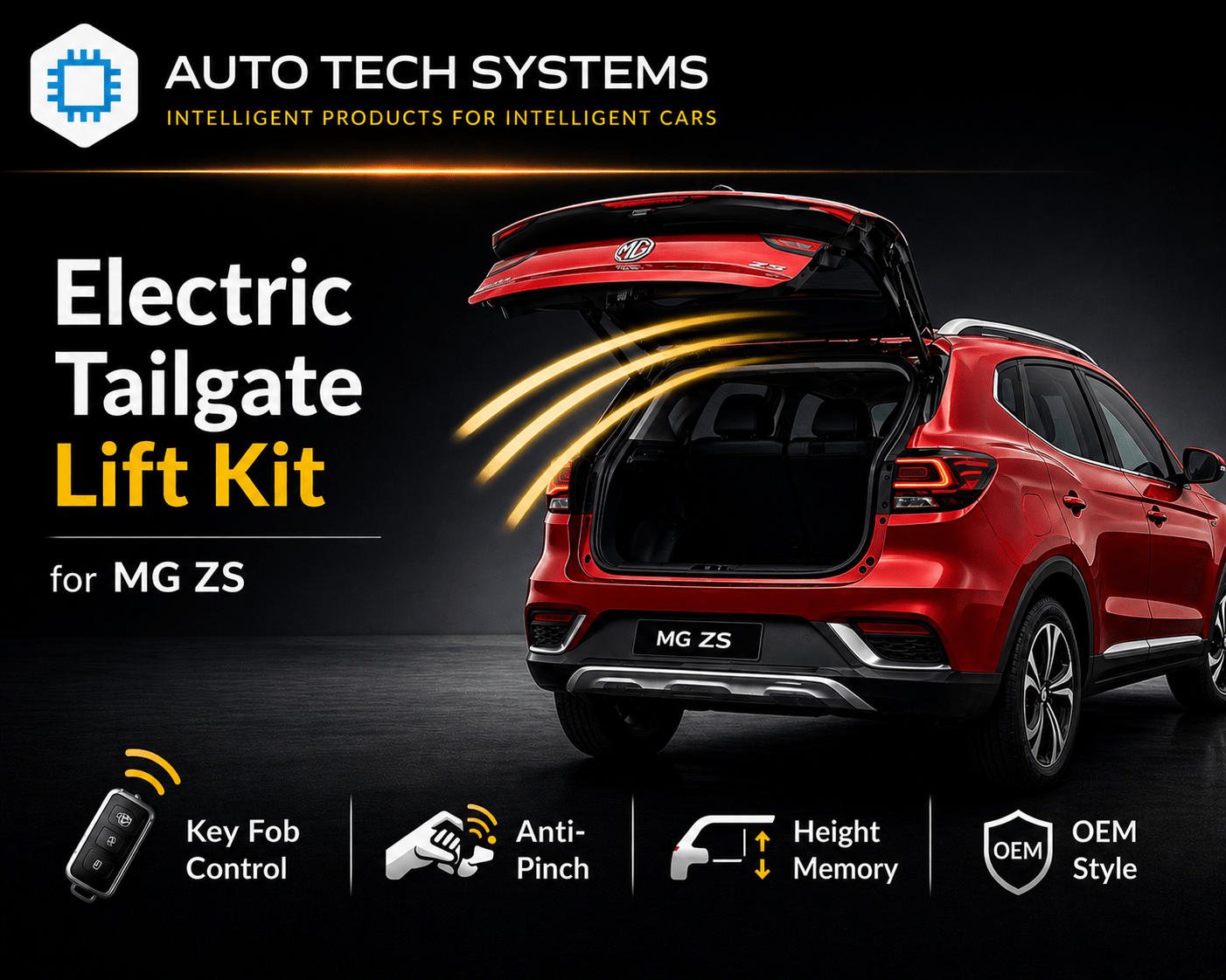 Electric Tailgate Lift Kit – MG ZS