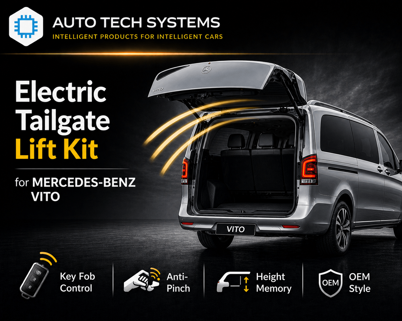 Electric Tailgate Lift Kit – Mercedes-Benz Vito